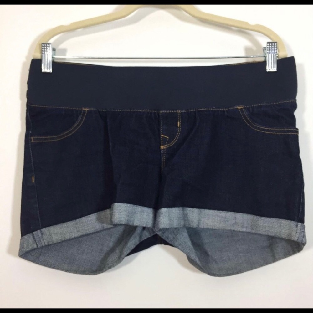 Old Navy Maternity Jean Shorts Size 6 Semi Fitted